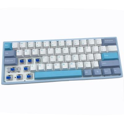 China RK61 Mechanical Anti-Ghosting Keyboard RGB Backlit Hotswap Gaming Keyboard for sale