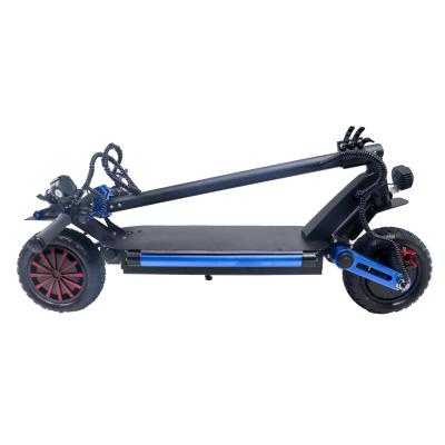 China 2020 China Best Design 800w 58V Fast Speed ​​60km/hr Range Voltage 240V 10Inch Unisex Foldable Tire Off Road Electric Scooter for sale