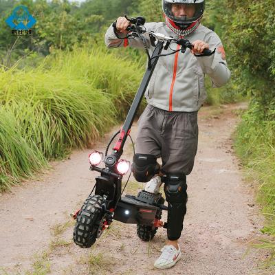 China Warehouse Eu Foldable Electric Scooters Unisex Powerful Off Road 48v 1600W Double Motor With Auxiliary Pedals for sale