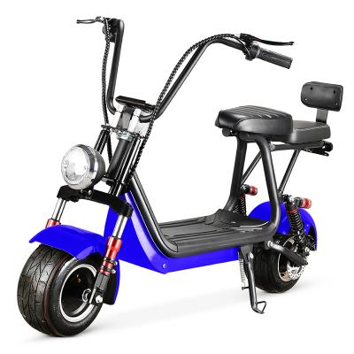 China Cheap Price Citycoco 800w 48V 20A 40km/h High Speed ​​Two Seats 22.5 Inch Tire Disc Brake Hydraulic Electric Scooters for sale