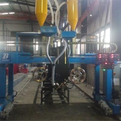 China Efficient Automatic H BEAM Submerged Arc Welding Production Line Trailer Chassis Beam Welding for sale