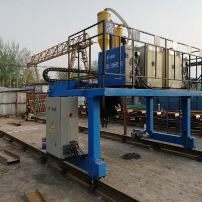 China Gantry Type Longitudinal Girder Liner Seam Submerged Ship Position 45 Degree Arc Welding SAW Flux Recovery Systemhe Two H-Beam Welding for sale