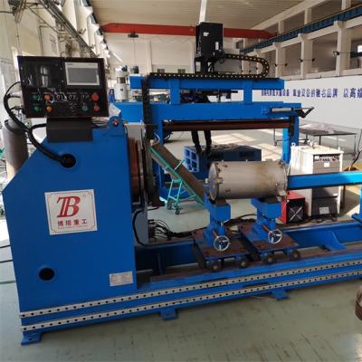 China Precise Pressure Vessel SS Tank Ring Head Seam Cover Flange Machine TIG Video Tracking Automatic PLC Special Automatic Control for sale