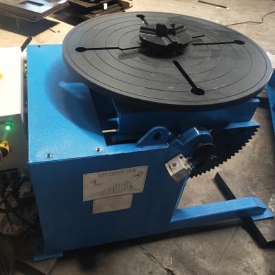 China Capacity Benchtop Positioners 300 BHB-6 600KG Tilt Turntable Welding Positioner Turning Reversing Checking Before Shipment for sale