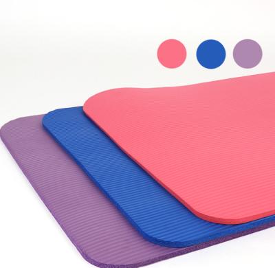 China Custom Non-slip Yoga Mat With Free Strap Logo Tape And Position Line Waterproof From Home Three Colors for sale