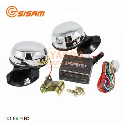 China ABS 12v 6 8 10 Tone Electric Motorcycle Horn Dual Tone Car Horn With Relay for sale