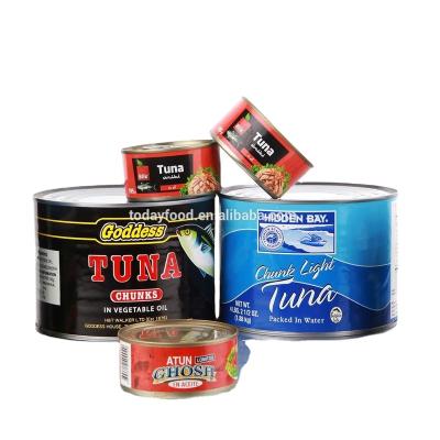 China Customized Logo And Canned Skipjack Tuna 170g Thailand Canned Light Tuna Canned Light Tuna Producer Cheap Price for sale