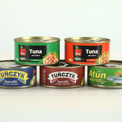 China Canned HALAL KOSHER ISO HACCP Atun d'en Aceite Soja BRC d'Atun d'Agua d'en d'Atun for sale