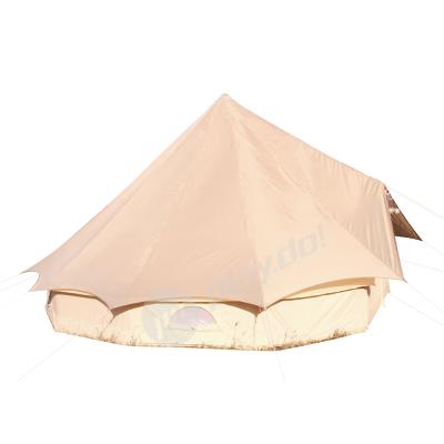 China Water Resistant PLAYDO Increasing Canvas Fabric Tent Protector Cover 3m 4m 5m 6m Waterproof PU Bell Tent Top Hood 7m for sale