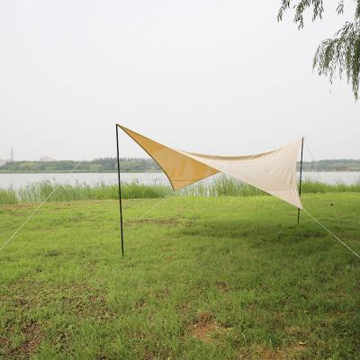 China Straight Bracing Type Playdo Sun Shade Sail 300gsm Canvas Tent Sun Shade Sail Canopy Anti UV for sale