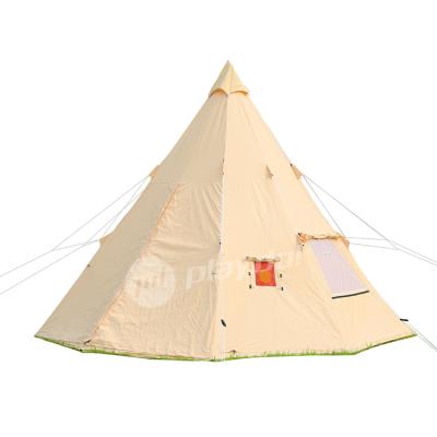 China Straight Tying Type Playdo Outdoor Indian Teepee Tent Canvas Teepee Camping Tents For Sale Canvas Fabric Tent for sale