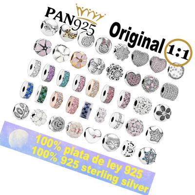 China METALS Jz01 High Quality 925 Sterling Silver Jewelry Suitable for Pandora Bracelet DIY Clip Beads, wholesale price free shipping for sale