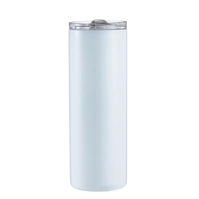 China Sublimation Portable Portable Tumblers Insulated Double Wall Stainless Steel Stud Mugs Blank Blank With Lid Metal Straw Individually Boxed for sale