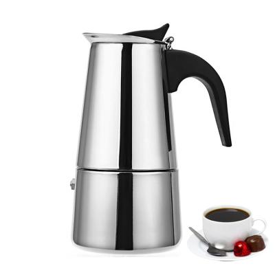 China 2021 Amazon Style Espresso Coffee Maker Stainless Steel Press Mocha Pot Food Safe European French 2021 for sale