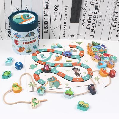 China Office\Garden\Home\School Children's Wooden String Educational Ability Hand-eye Coordination Bead Children's Toys for sale