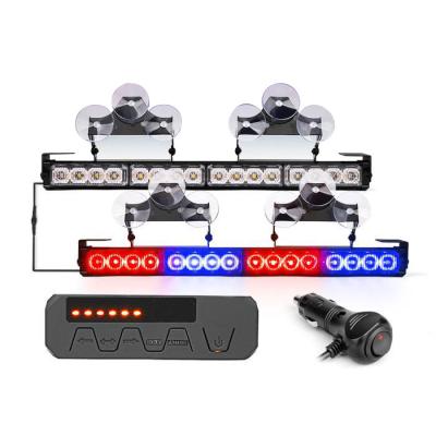 China Increase Safety and Precaution Compact Series Dual LED Traffic Advisor Strobe Lights for Emergency Police Vehicle, Ambulance, Firefighter Fire Truck for sale