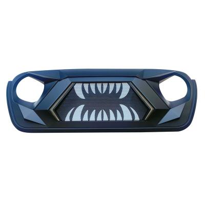 China Front Grill N2 2022 New Aggressive Design With Amber Turn Signal Light For Jeep Wrangler JL and Gladiator JT for sale