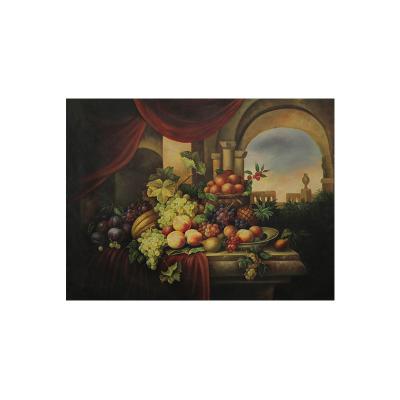 China Custom Art Deco Still Life Realistic Paintings Wall Arts Canvas Painting Canvas Wall Art A Variety of Fruits for sale