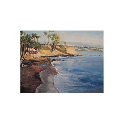 China Custom Art Abstract Seascape Paintings Sunshine Beach Wall Art Canvas Painting Art Deco Hot Sale Paintings for sale