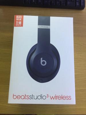 China Beats Studio 3 Wireless Headphones Blue Dr. Dre Bluetooth Noise Cancelling Ear for sale