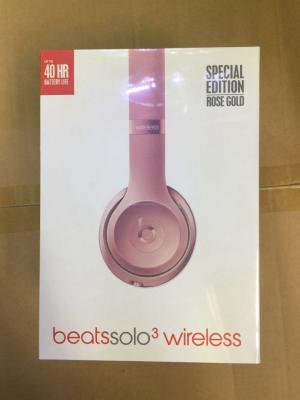 China Beats Solo 3 Wireless Headphones Special Edition - Rose gold Free Shipping for sale