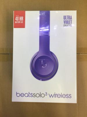 China Beats By Dr Dre solo3 wireless Headphones Brand New With Sealed Box-Ultra Violet for sale