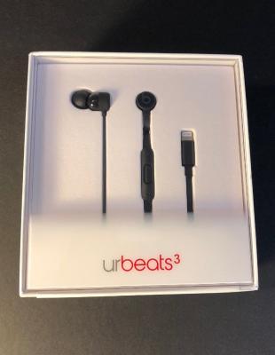 China Beats by Dr Dre urBeats 3 Matte BLACK Edition [ Lightning Connector ] NEW for sale