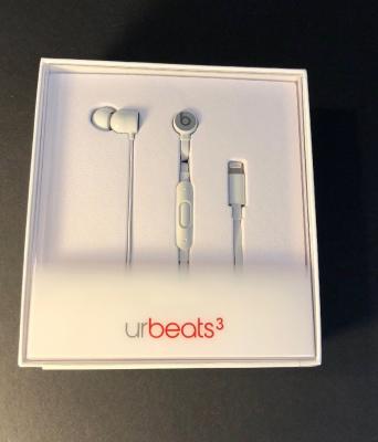 China Beats by Dr Dre urBeats 3 Matte SILVER Edition [ Lightning Connector ] NEW for sale