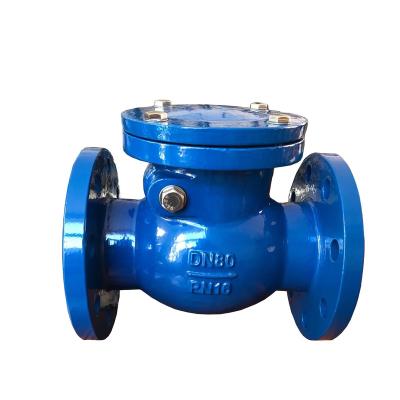 China General Metal Seat Swing Check Valve Pn16 Gg25 DIN 3202 1 Inch Check Valve Sump Stopper Valve for sale