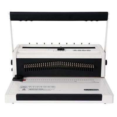 China Binding W20A New 2023 Efficient Binding 34 Holes Double Loop Binding 6.5nkgs Manual Wire Binding Machine for sale