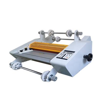 China Foil Stamping Pandway 340mm FM-360F Roll To Roll Laminator Memory Capacity 1&3 Inch Paper Laminating Machine for sale