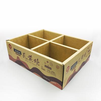 China Customized Cardboard Box With Separator Separating The Cartons for sale