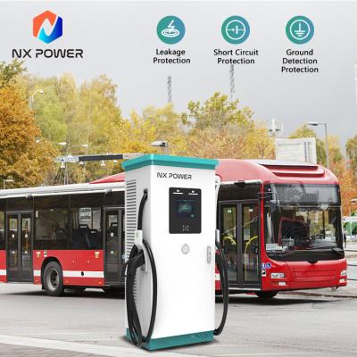 China Nx Power Floor Gun 4g Dual 3 Phase 40kw Commercial Ccs Level 3 Ev Dc Fast Charging Station With Dual Gun EV Charger 1000V/180KW-240KW/A for sale