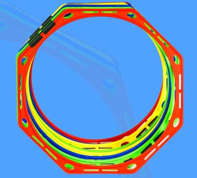 China Abs Gear Octagonal Training Agility Rings for sale