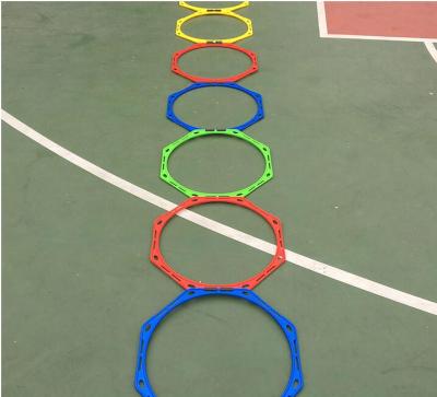 China ABS Soccer Training Equipment Octagon Agility Ring Ladder for sale