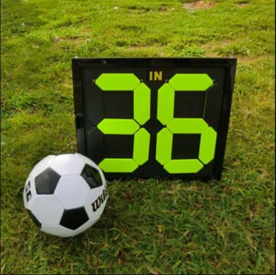 China ABS Soccer Double Sided Substitution Board , Soccer Player Substitution Double Digit Board for sale