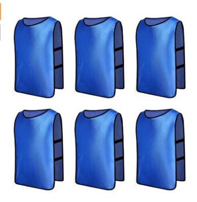 China Adult Shorts Training Vests, Sports Aprons For Football / Soccer Team for sale