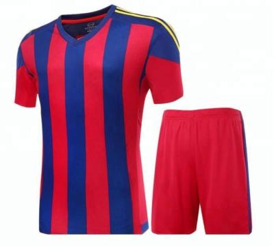 China Sets Couples Dress Version Blank Football Jersey , Football Shirt for sale