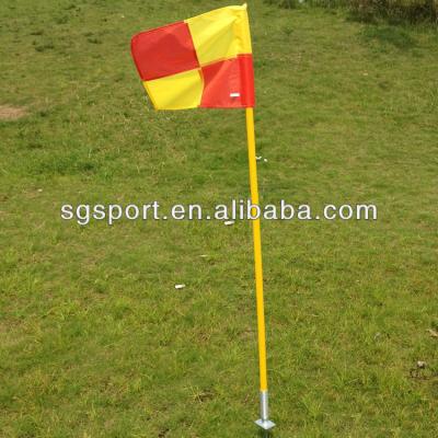 China PVC Soccer Corner Flags With Spring Loaded Corner Flag Studs SG-3012 for sale