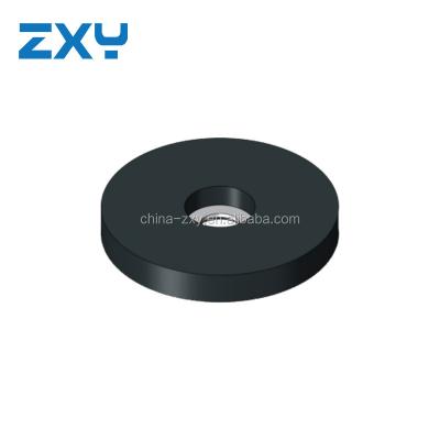 China Industrial Rubber Coated Magnet D31 Mm Magnets With Through Hole / Neodymium Rubber Magnet for sale