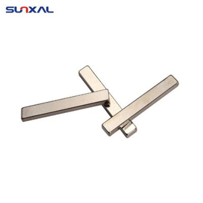 China Industrial Magnet Sintered Neo Material Rectangular Natural Thin Neodymium Strong Small Bar Magnet for sale