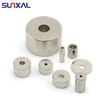 China 880lb Tensile Strength Industrial Magnet N35 N38 N40 N42 N45 N48 N50 Large Round Rare Earth Cylinder Neodymium N52 Permanent Magnet for sale