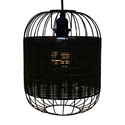 China Modern Handmade Creative Bamboo Rattan Tea Style Chandelier Pendant Lamp for Restaurant Hotel for sale