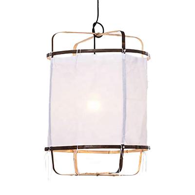 China Modern Industrial Pendant Light Cage Style LED Pendant Lamp Industrial Lighting Shade And Circuit Design Iron PE With Fabric Vintage for sale