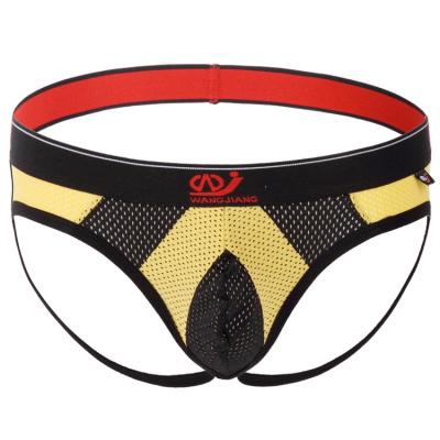 China Custom Selling Cotton Spandex Fabric Breathable Hot Gay Underwear Men Cheap Price Jockstrap for sale