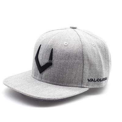 China breathable & New Style Cool Simple Custom Embroidery Waterproof Customize Snapback Hats Bill Hip Hop Plain Plain Snapback Hats for sale