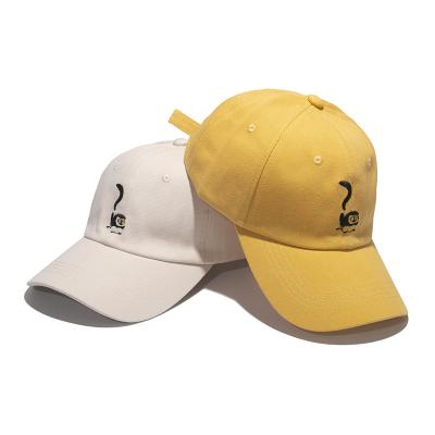 China Custom 6 Joint Panel Premium Embroidery Dad Hats for sale