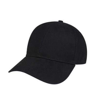 China COMMON Supplier Low MOQ China Black Plain Baseball Caps Closed Back Fitted Hats for sale