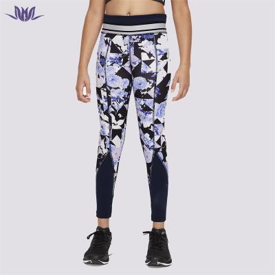 China 2022 New Arrival Eation Yoga Custom Made Breathable Sports Wear Pants Active Clothes Children Kids Breathable Gaiters For Girls for sale