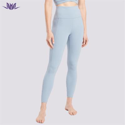 China Breathable Eation 2022 new design custom lightweight activewear high waist solid fitness leggings with pocket for sale